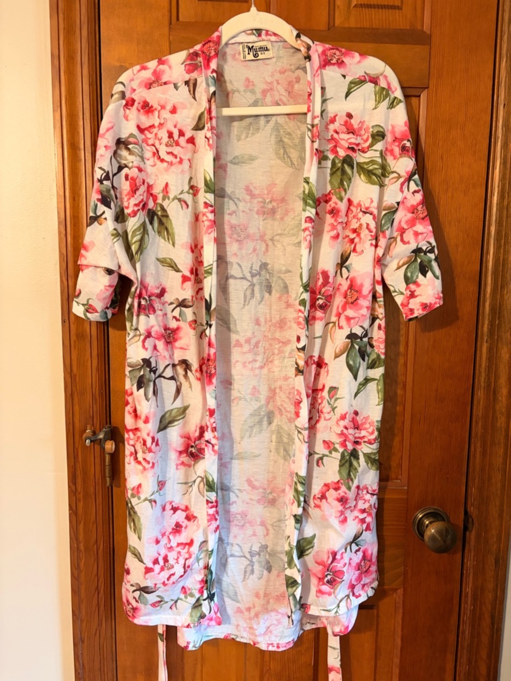 Show Me Your MuMu Floral Kimono in Pink and Green